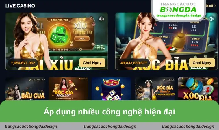 ap dung nheiu cong nghe hien dai Áp dụng nhiều công nghệ