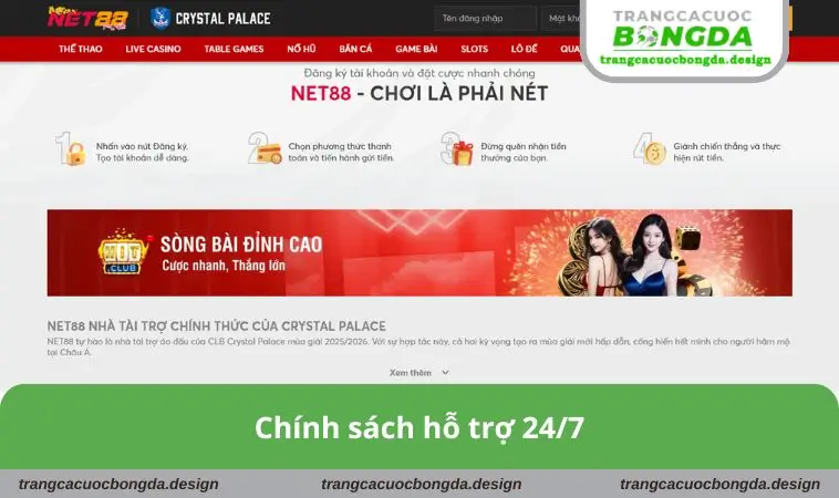 chinh sach ho tro 24 7 Chính sách hỗ trợ 24/7